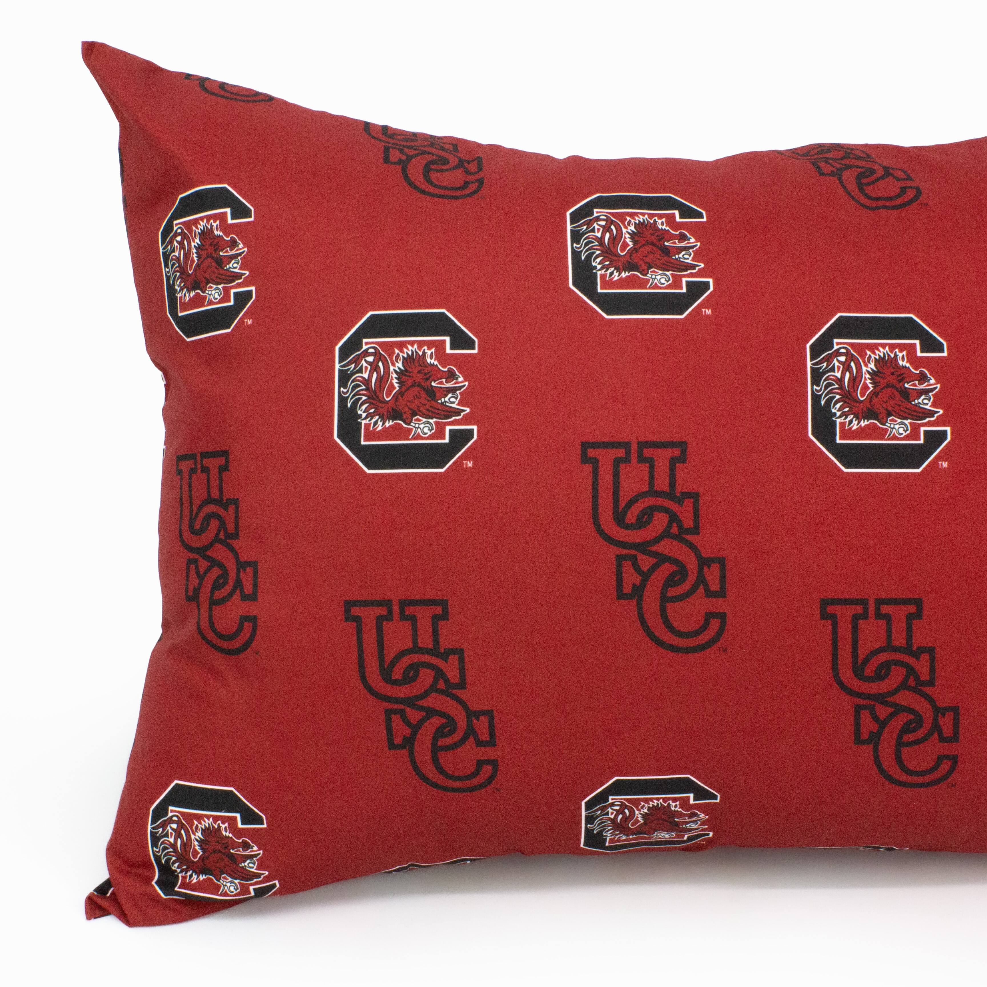 South Carolina Gamecocks Pillowcase Body Pillow 20" x 60" Bed